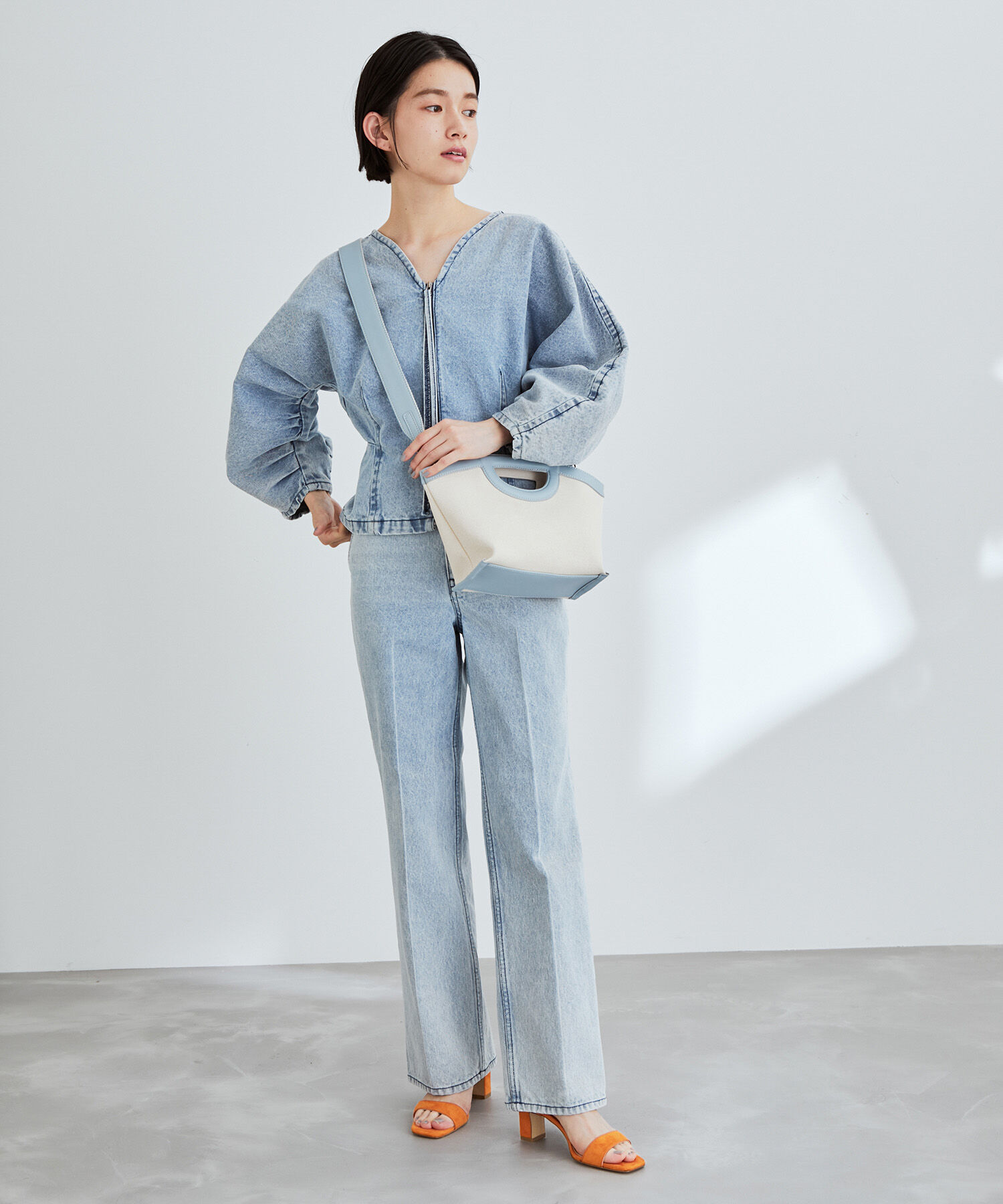 ADAM ET ROPE'「【WEB限定】アンクルストラップサンダル」|サンダル|