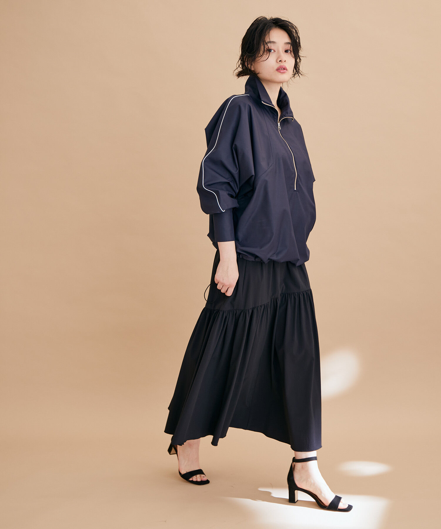 ADAM ET ROPE'「【WEB限定】アンクルストラップサンダル」|サンダル|