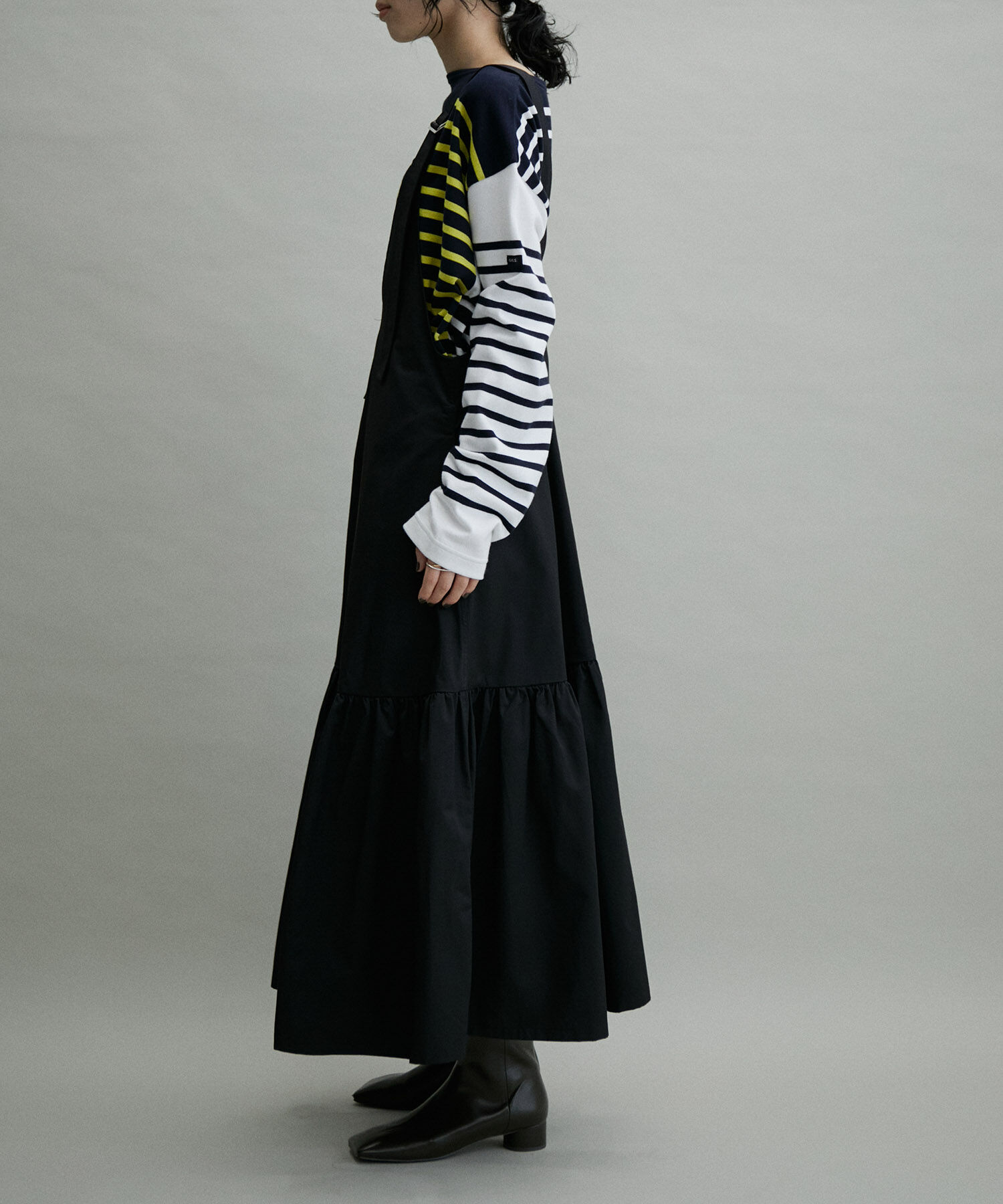 ADAM ET ROPE'「【WEB限定(一部店舗展開あり)】オーバーオールジャンパースカート」|ジャンパースカート|