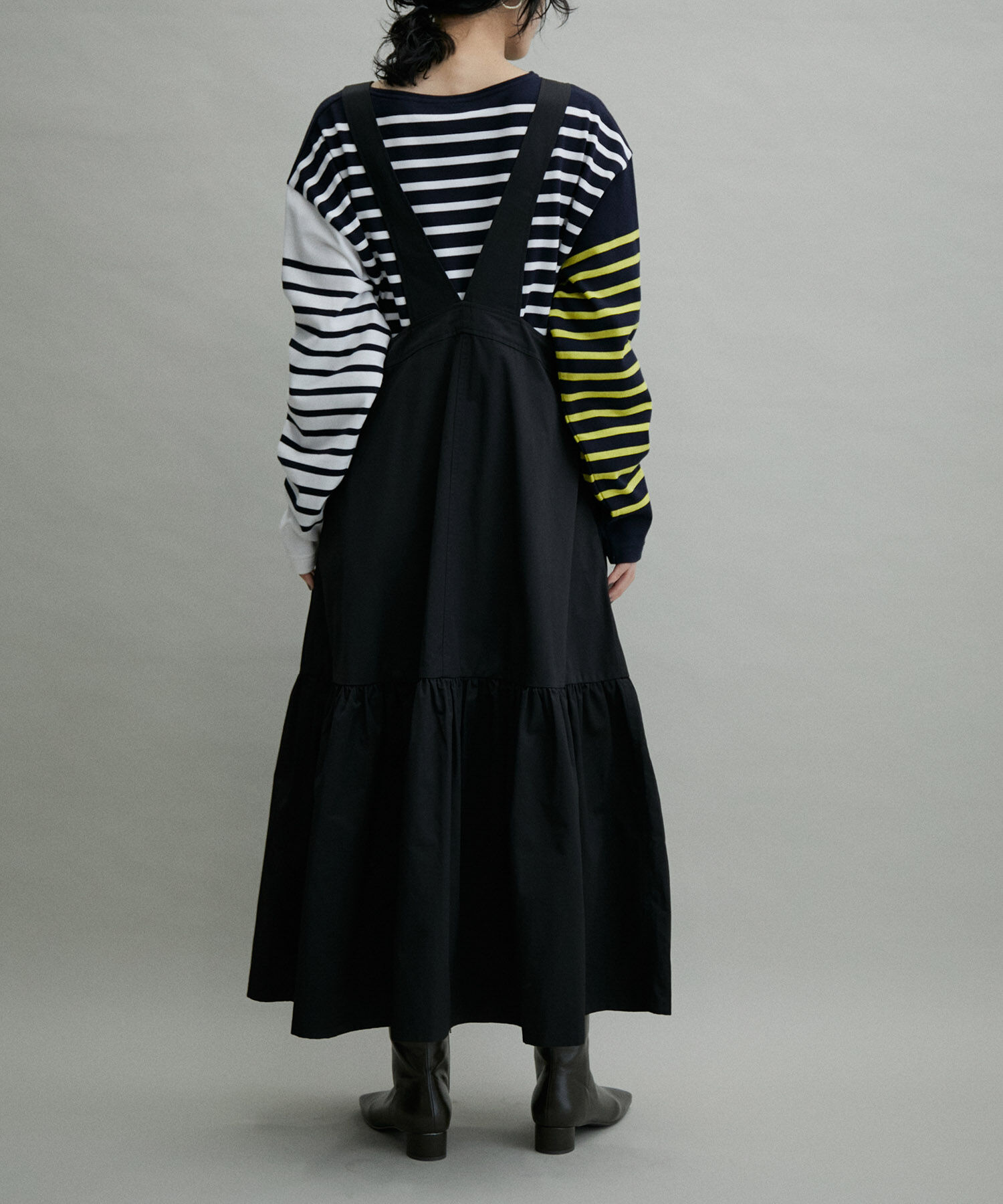 ADAM ET ROPE'「【WEB限定(一部店舗展開あり)】オーバーオールジャンパースカート」|ジャンパースカート|