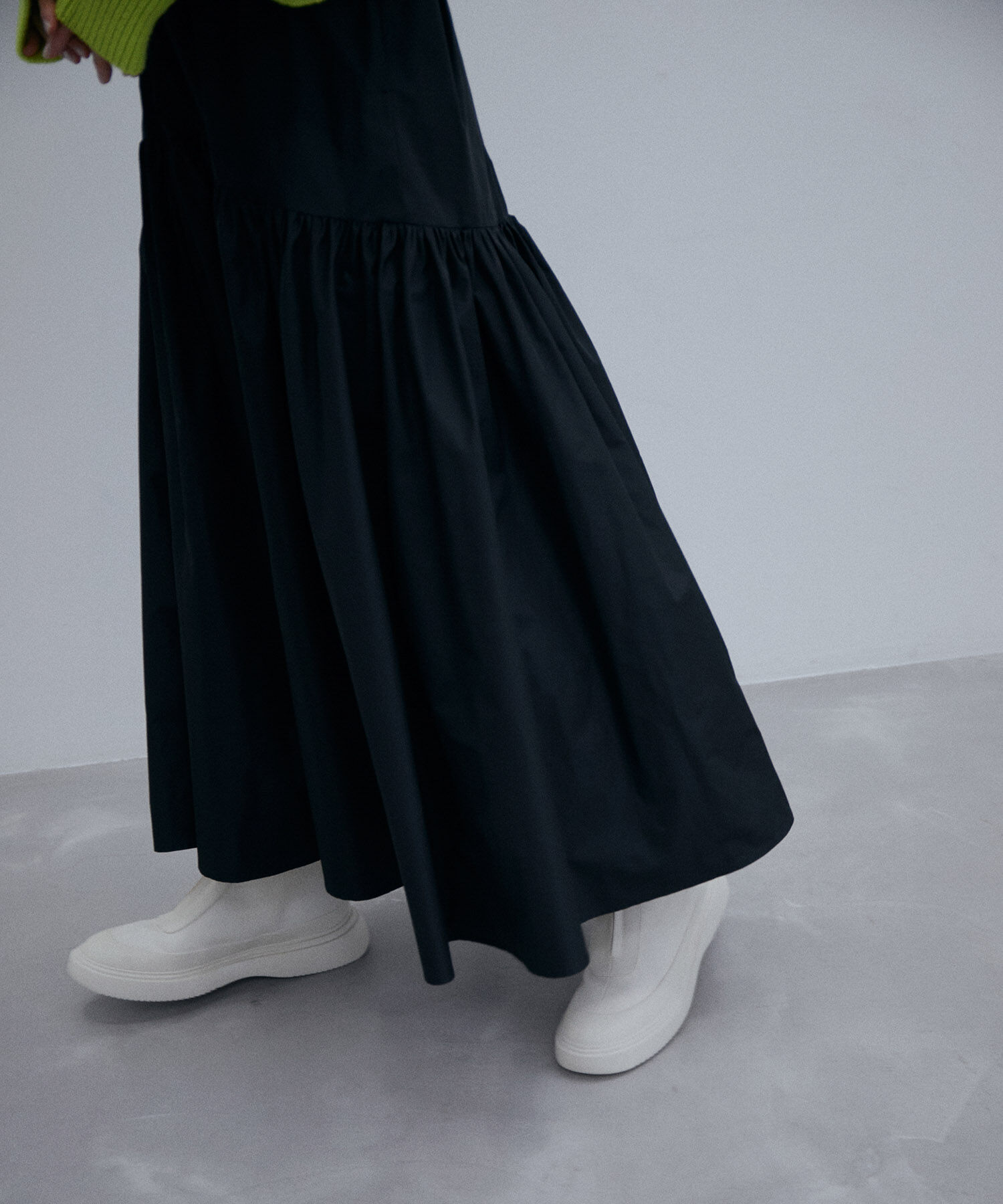 ADAM ET ROPE'「〈追加〉タフタティアードスカート」|スカート|