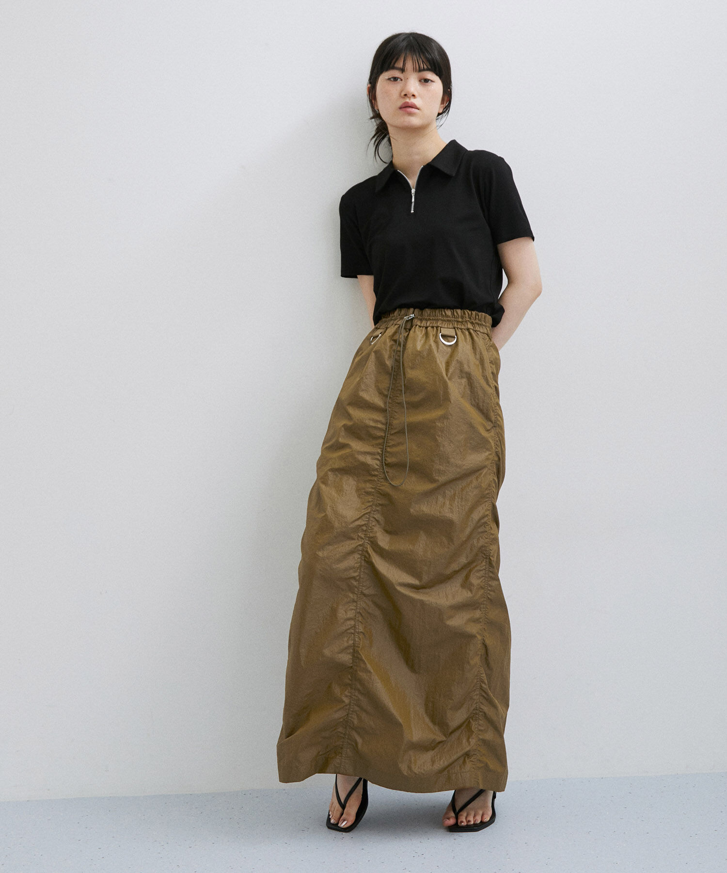 ADAM ET ROPE'「ロングイージースカート」|スカート|