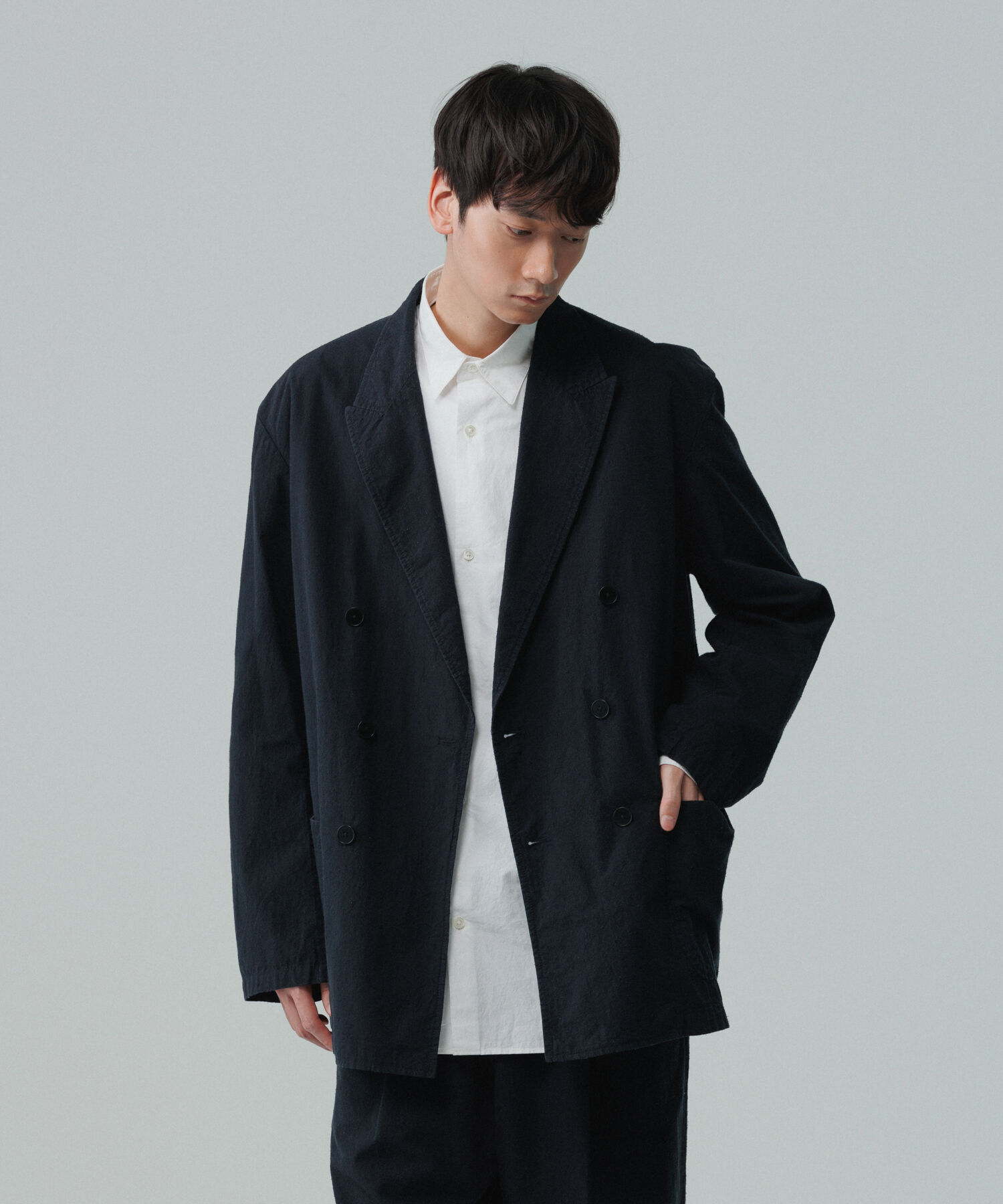 ADAM ET ROPE'「ビッグシルエット アソート レギュラーカラー シャツ / ロングシーズン着用可能」|シャツ・ブラウス|