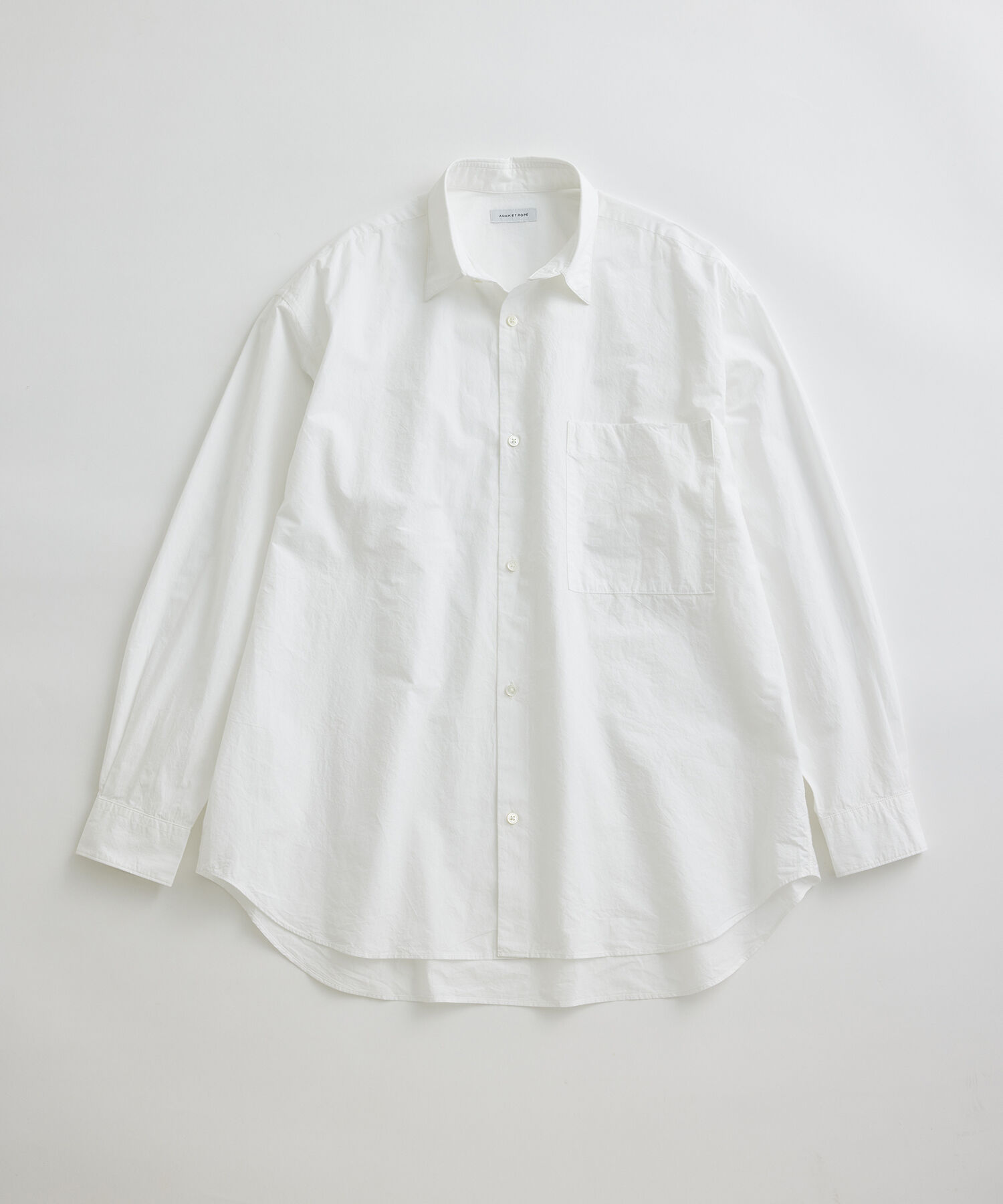 ADAM ET ROPE'「ビッグシルエット アソート レギュラーカラー シャツ / ロングシーズン着用可能」|シャツ・ブラウス|