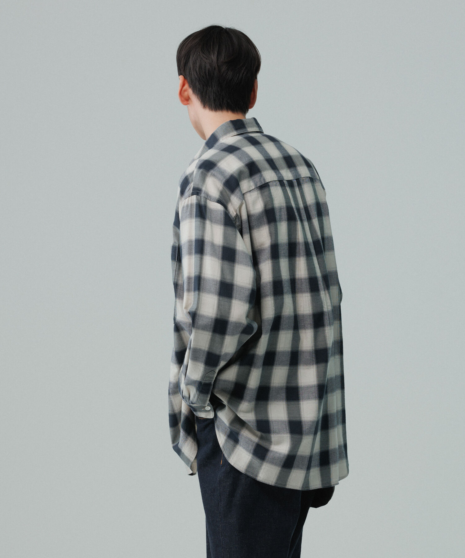 ADAM ET ROPE'「ビッグシルエット アソート レギュラーカラー シャツ / ロングシーズン着用可能」|シャツ・ブラウス|