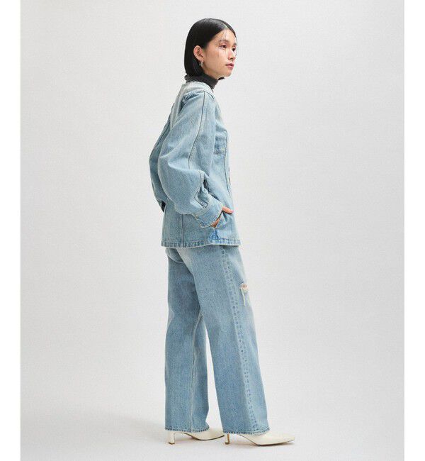 ADAM ET ROPE'「【サステナブル】Iラインデニム」|デニム|