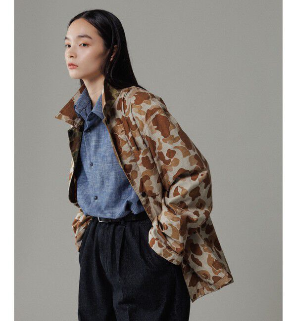 ADAM ET ROPE'「ハンターカモ リバーシブル カバーオール ジャケット」|その他|