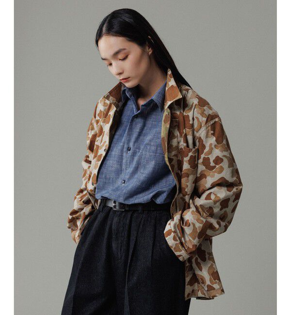 ADAM ET ROPE'「ハンターカモ リバーシブル カバーオール ジャケット」|その他|