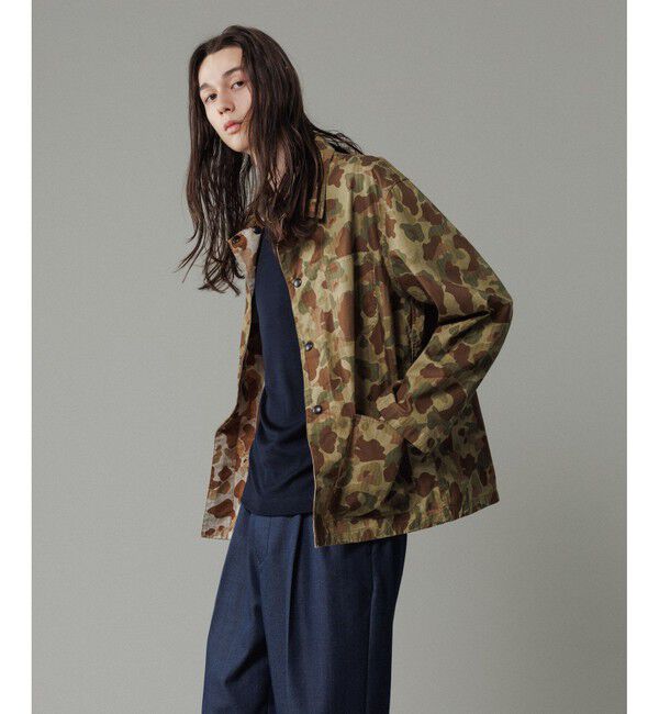 ADAM ET ROPE'「ハンターカモ リバーシブル カバーオール ジャケット」|その他|