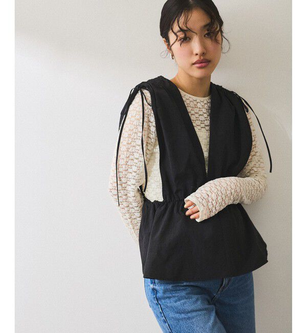 ADAM ET ROPE'「【WEB限定】・【新色追加】ペプラムビスチェ」|その他|