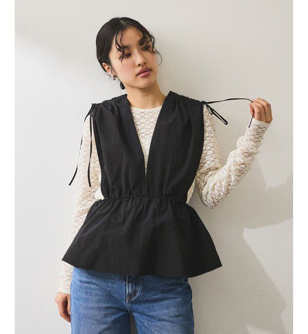 ADAM ET ROPE'「【WEB限定】・【新色追加】ペプラムビスチェ」|その他|