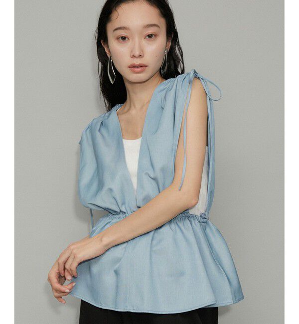 ADAM ET ROPE'「【WEB限定】・【新色追加】ペプラムビスチェ」|その他|