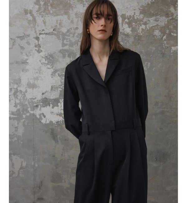 ADAM ET ROPE'「【EMOELLE】テーラードオールインワン」|オールインワン|