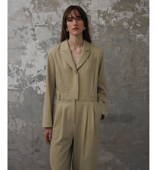 ADAM ET ROPE'「【EMOELLE】テーラードオールインワン」|オールインワン|