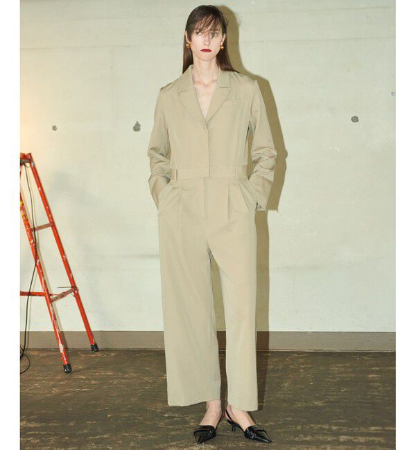 ADAM ET ROPE'「【EMOELLE】テーラードオールインワン」|オールインワン|