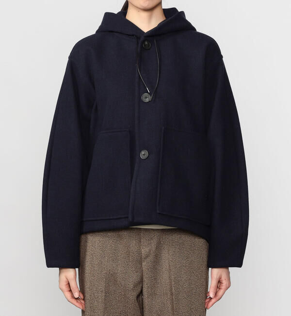 ORCIVAL「ORCIVAL | ブリティッシュツイード フードブルゾン WOMEN」|テーラードジャケット|