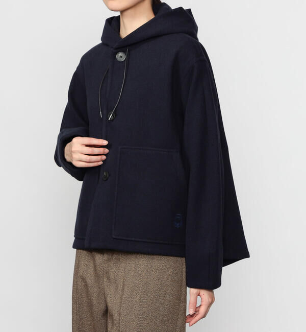 ORCIVAL「ORCIVAL | ブリティッシュツイード フードブルゾン WOMEN」|テーラードジャケット|