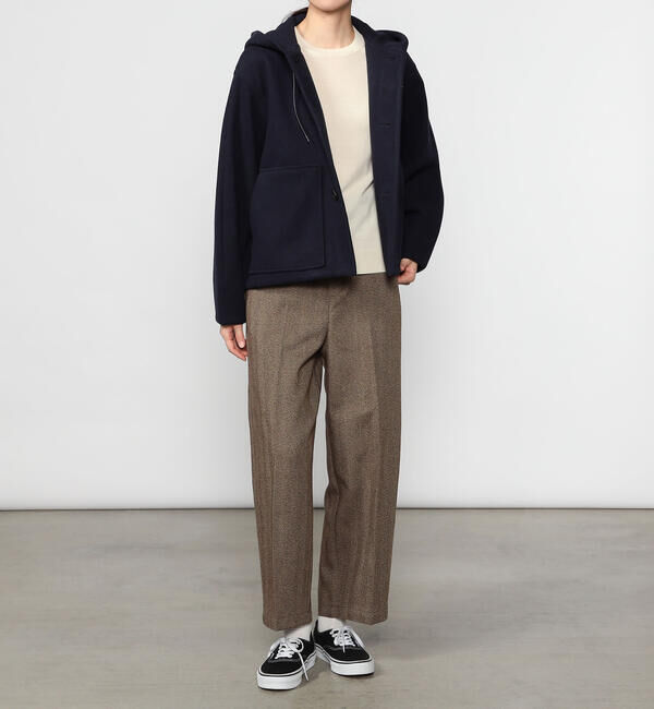 ORCIVAL「ORCIVAL | ブリティッシュツイード フードブルゾン WOMEN」|テーラードジャケット|