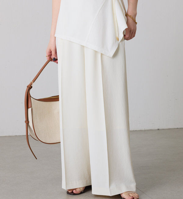  「ジャージワイドパンツ」|チノ|