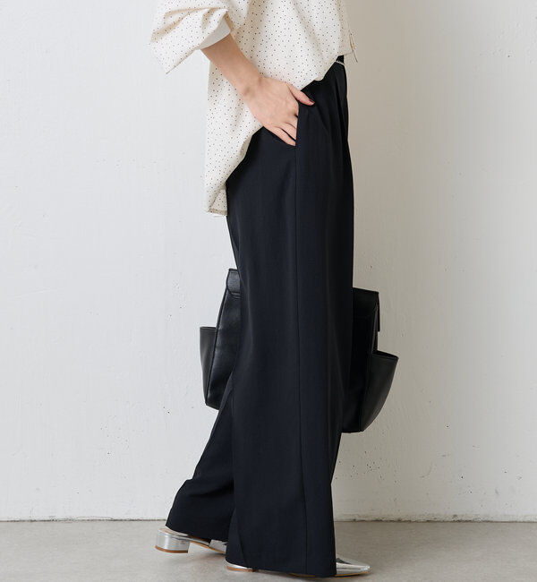  「ジャージワイドパンツ」|チノ|