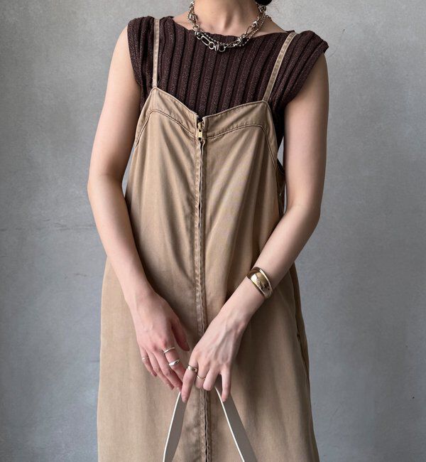  「【WEB限定】ラメリブニットタンク」|ニット・セーター|