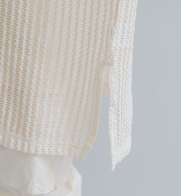  「【WEB限定/2サイズ展開】カットレースカーディガン」|Tシャツ・カットソー|