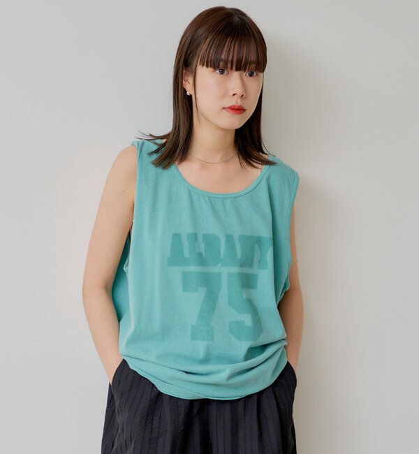  「*【WHIMSIC】サンフェードロゴタンクトップ」|キャミソール|