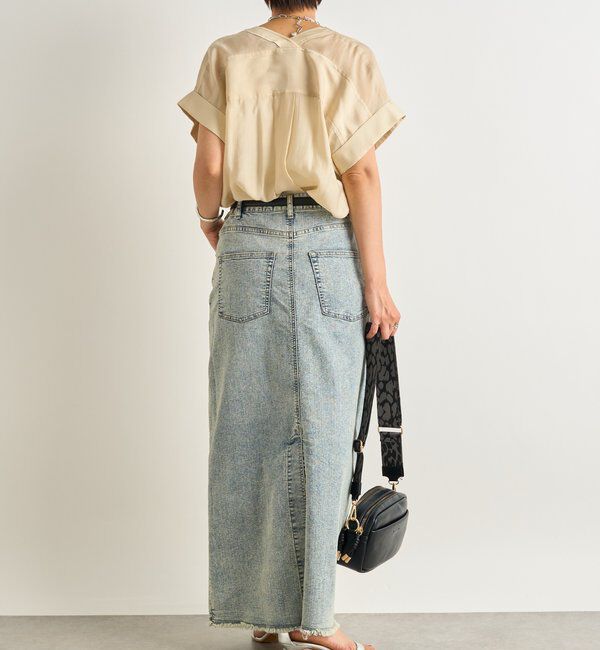  「《きちんと感・快適な着心地》カラーレス半袖シャツ」|シャツ・ブラウス|