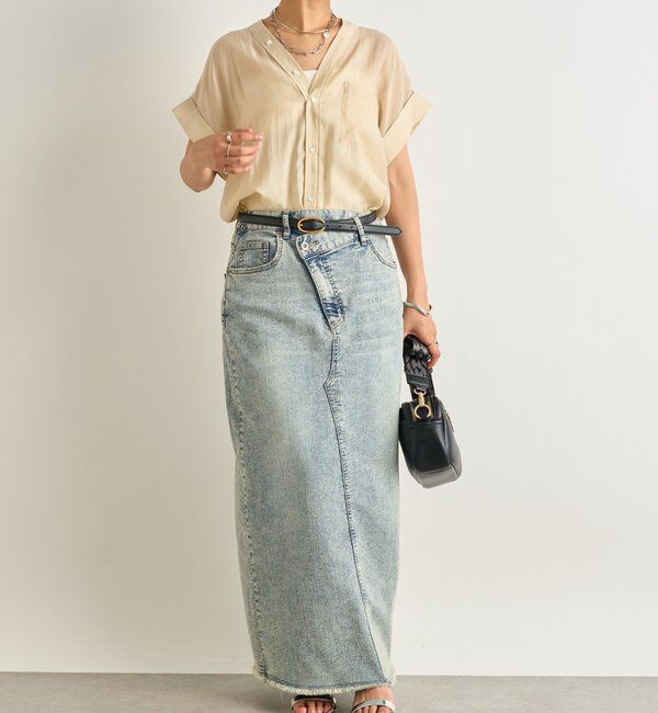  「《きちんと感・快適な着心地》カラーレス半袖シャツ」|シャツ・ブラウス|