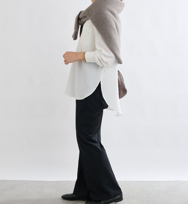  「【さらっと着やすい！/冷房・日焼け対策◎】ジョーゼットポケットブラウス」|シャツ・ブラウス|