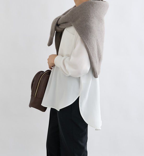  「【さらっと着やすい！/冷房・日焼け対策◎】ジョーゼットポケットブラウス」|シャツ・ブラウス|