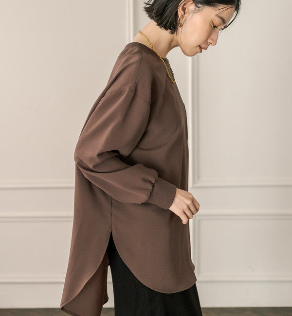  「【さらっと着やすい！/冷房・日焼け対策◎】ジョーゼットポケットブラウス」|シャツ・ブラウス|
