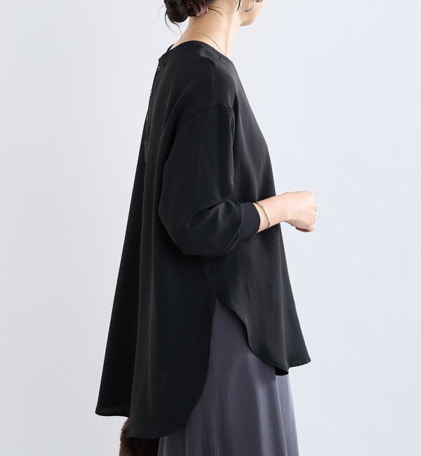  「【さらっと着やすい！/冷房・日焼け対策◎】ジョーゼットポケットブラウス」|シャツ・ブラウス|