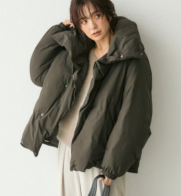  「【軽量705g】スタンドカラーダウンジャケット」|ダウン|