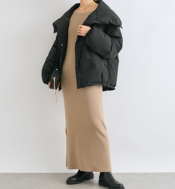  「【軽量705g】スタンドカラーダウンジャケット」|ダウン|