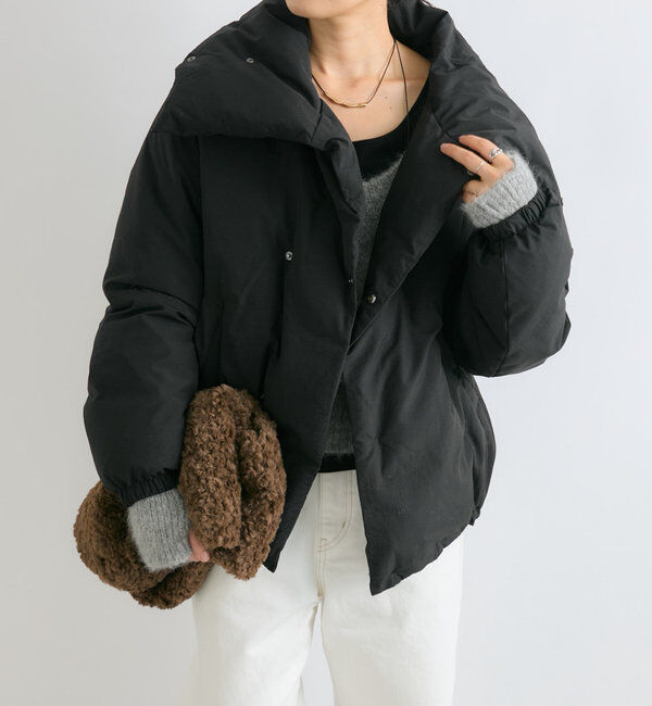  「【軽量705g】スタンドカラーダウンジャケット」|ダウン|