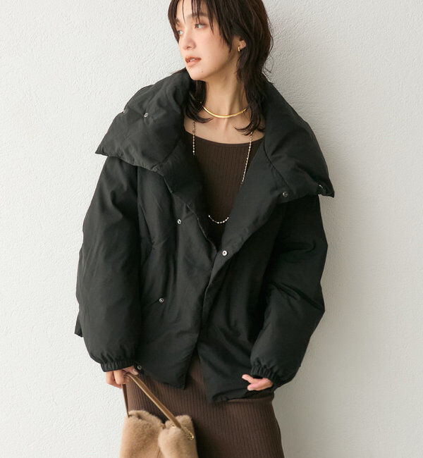  「【軽量705g】スタンドカラーダウンジャケット」|ダウン|