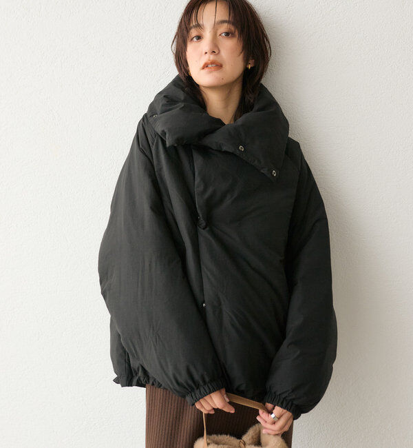  「【軽量705g】スタンドカラーダウンジャケット」|ダウン|