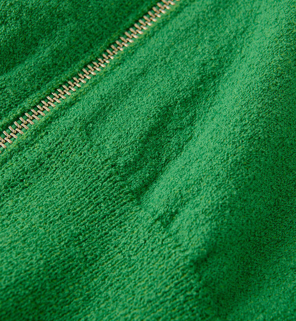  「【羽織でも１枚でも着れる】ブークレーzipニット」|カーディガン|