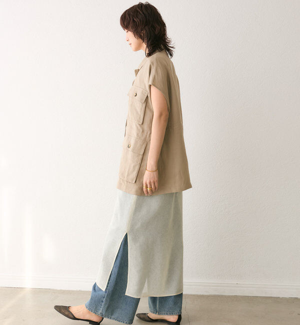  「【こなれ感抜群】ドロストサファリジレ」|ベスト・ジレ|