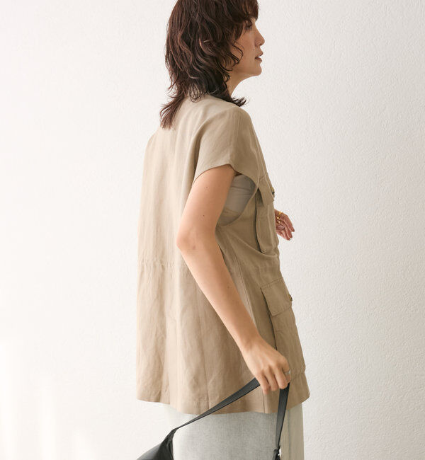  「【こなれ感抜群】ドロストサファリジレ」|ベスト・ジレ|