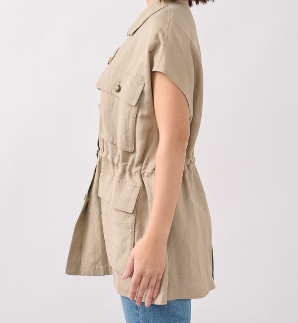  「【こなれ感抜群】ドロストサファリジレ」|ベスト・ジレ|