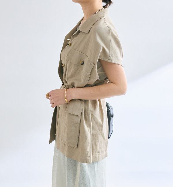  「【こなれ感抜群】ドロストサファリジレ」|ベスト・ジレ|