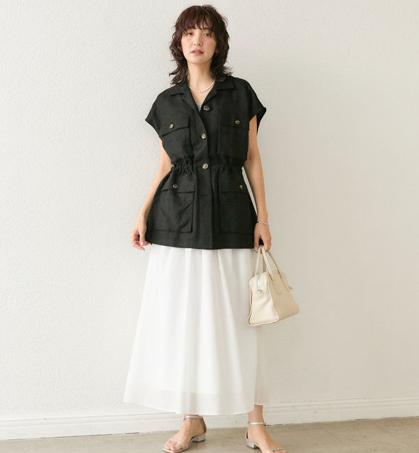  「【こなれ感抜群】ドロストサファリジレ」|ベスト・ジレ|