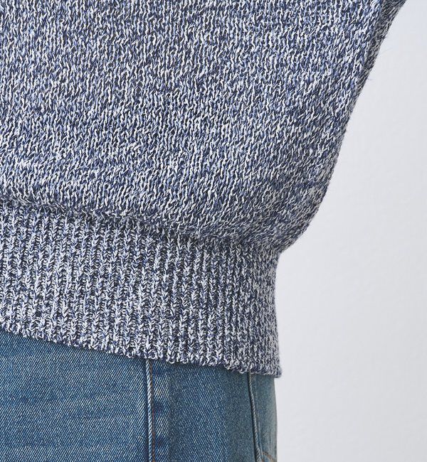  「予約【ワンショルやオフショルにも！】ペーパーMIXニット」|ニット・セーター|