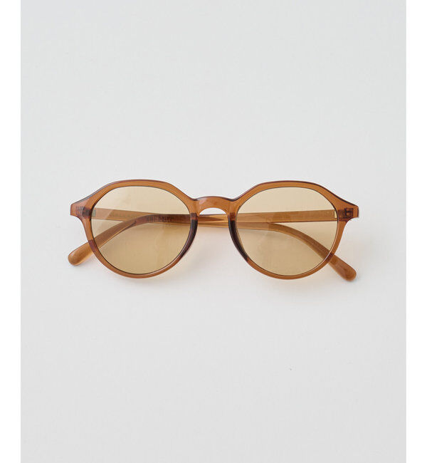  「【ショルダーケース付き】クリアフレームサングラス」|サングラス|