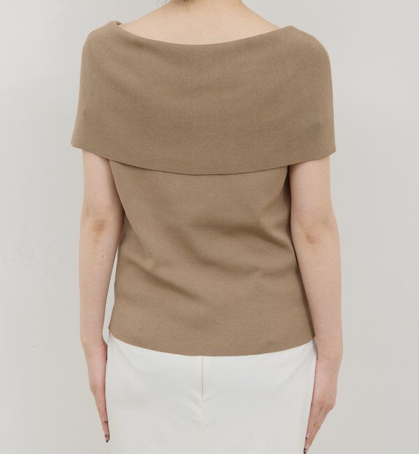  「【同素材あり】アイシーコットンオフショルニット」|ニット・セーター|