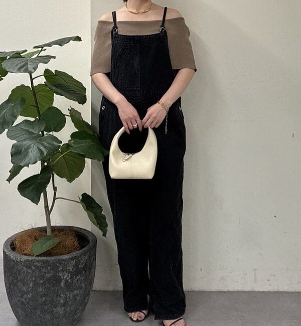  「【同素材あり】アイシーコットンオフショルニット」|ニット・セーター|