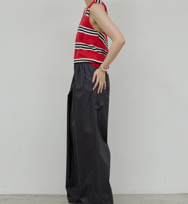  「【HERITANOVUM】ワイドタックペインターパンツ」|チノ|