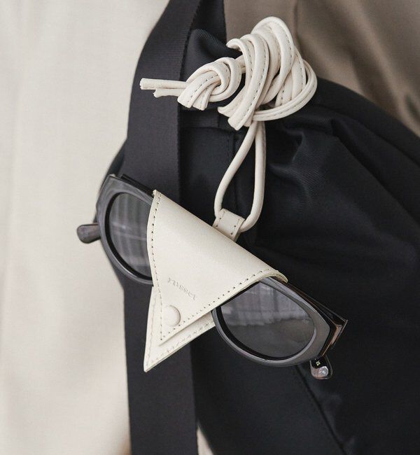  「レザーメガネホルダー」|その他|アイボリー